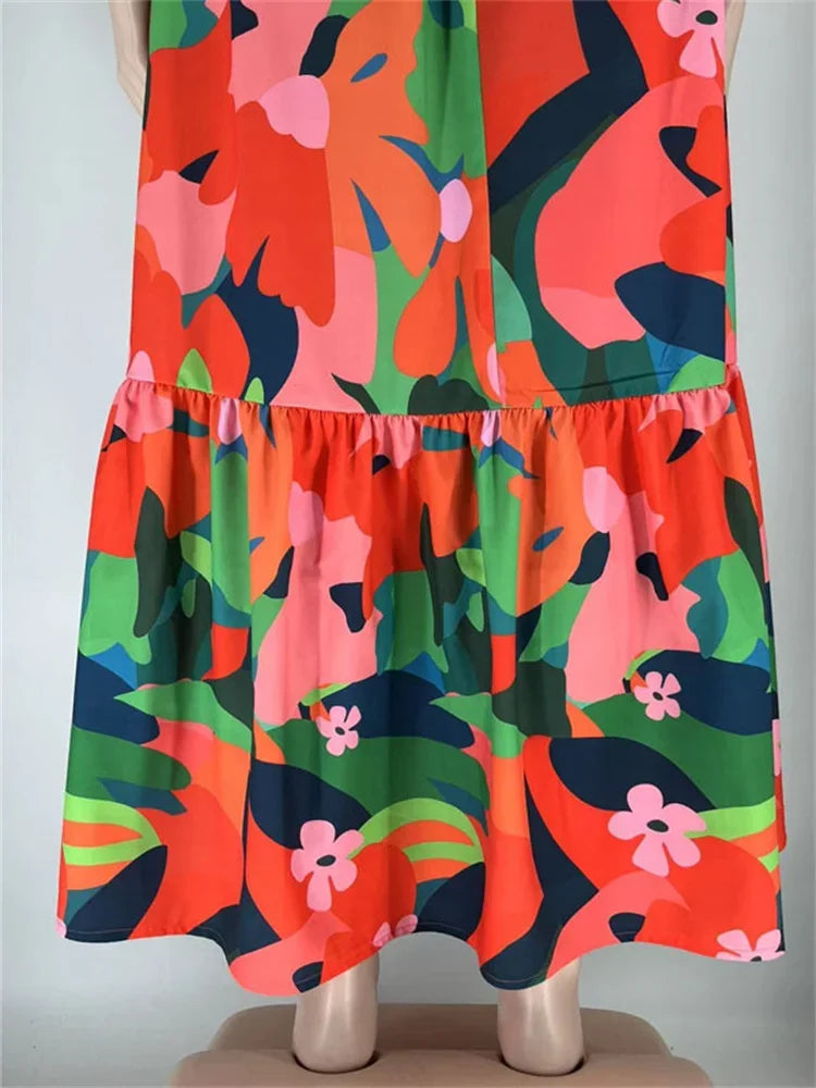 Flowers Maxi Dress