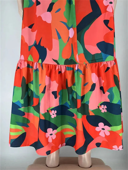 Flowers Maxi Dress