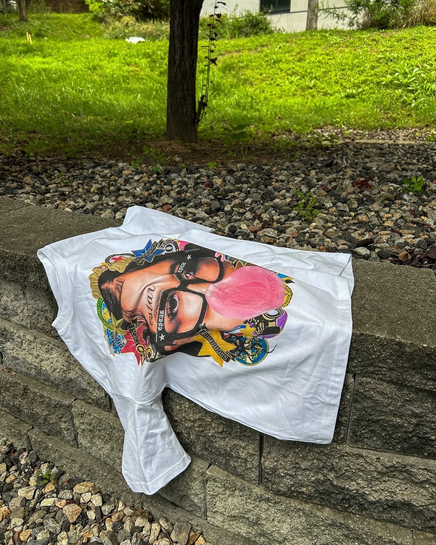 Cartoon Pattern Printed T-shirt