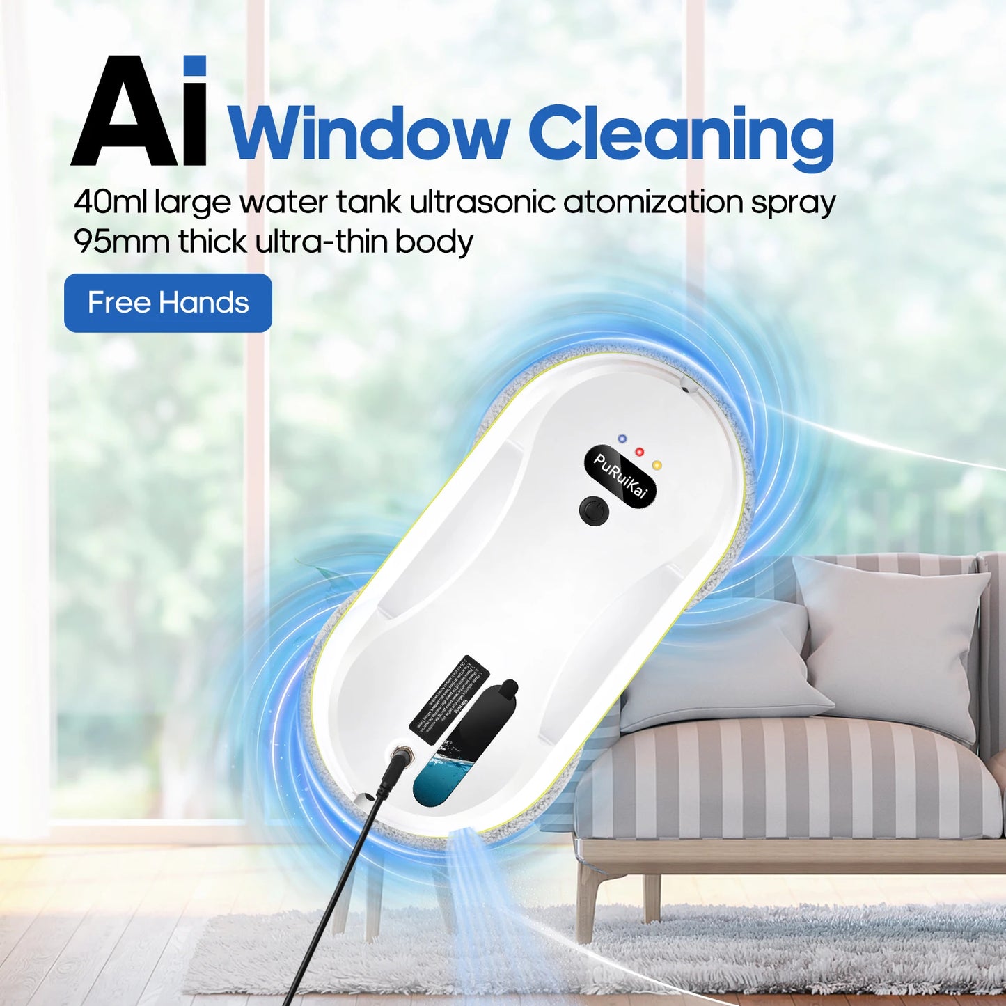 Automatic Water Spray Cleaning Robot