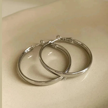 Punk Style Oversized Large Hoop Earrings