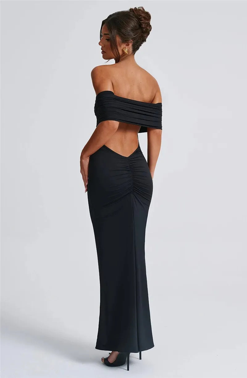 Strapless Backless Sexy Maxi Dress