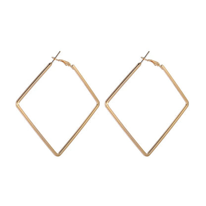 Oversize Geometric Big Hoop Earrings