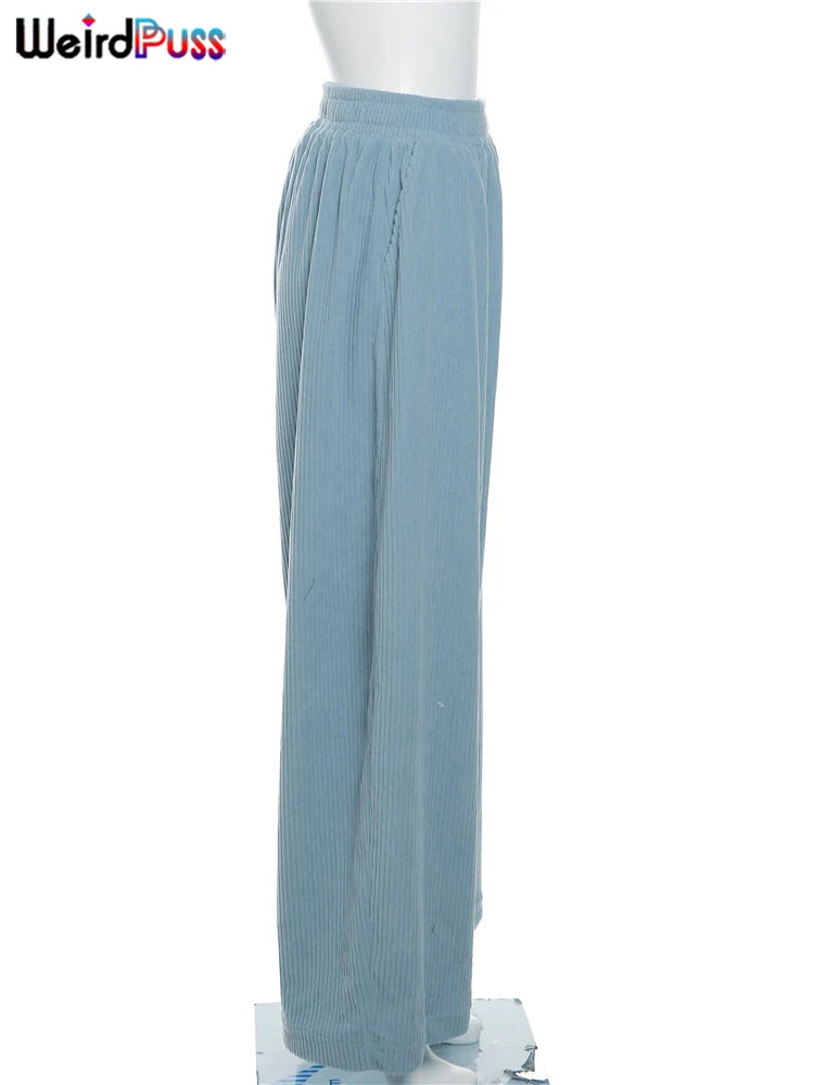 Casual Wide-Leg Pant