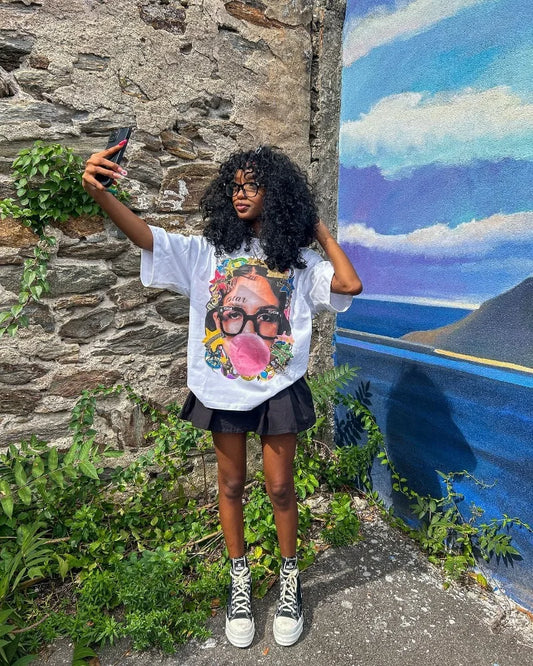 Cartoon Pattern Printed T-shirt