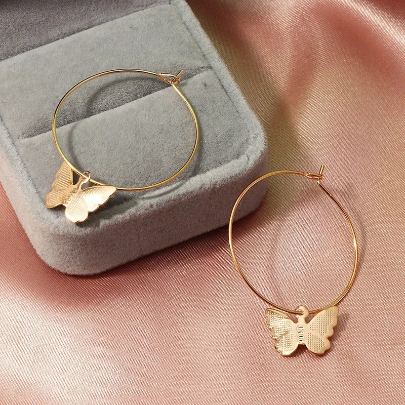 Punk Style Oversized Large Hoop Earrings