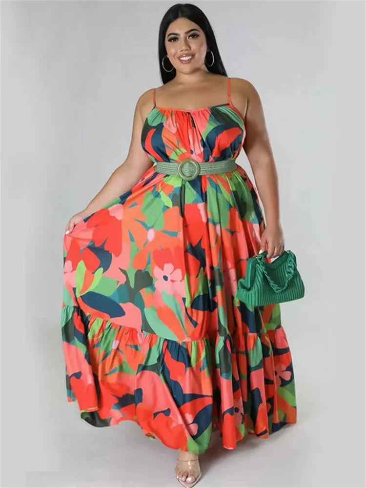 Flowers Maxi Dress
