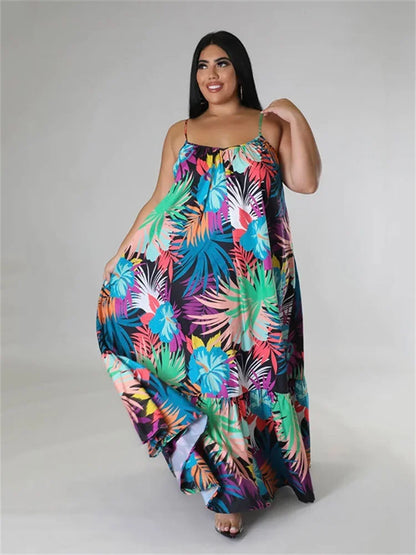 Flowers Maxi Dress