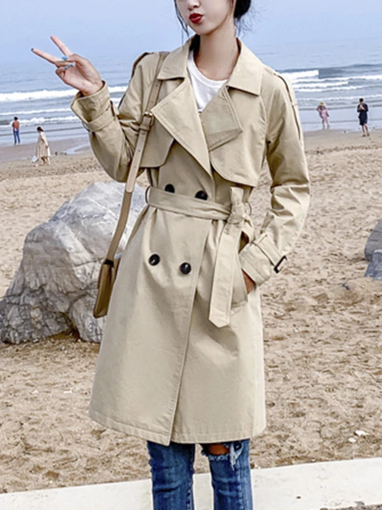 Double Breasted Trench Coat