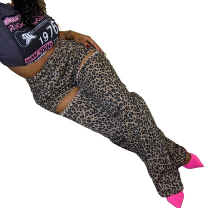 Cutout Diamonds Pants