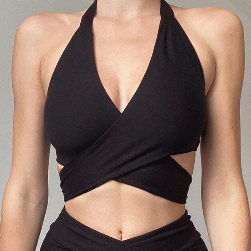 Halter Neck Crop Top