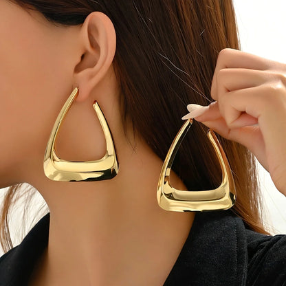 Geometric Hoop Earrings