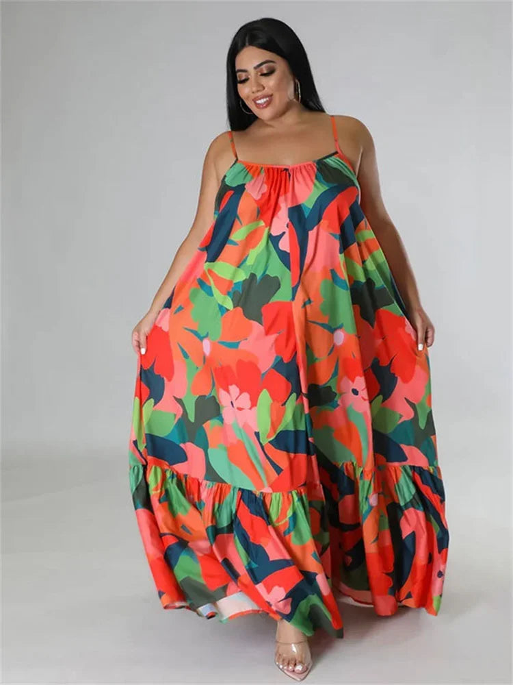 Flowers Maxi Dress