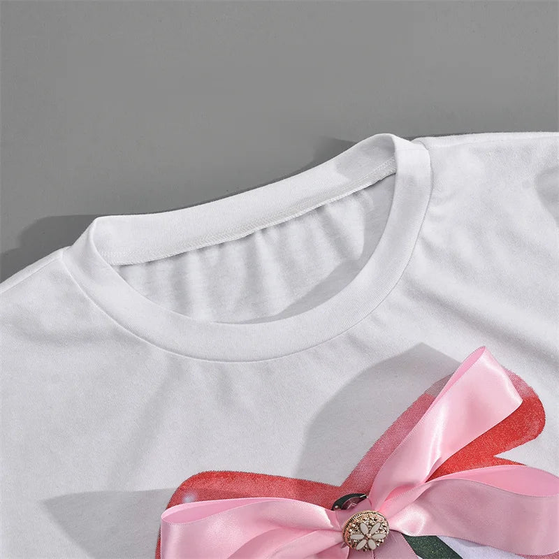 Cherry Print T Shirt