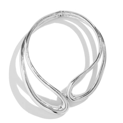 Big Open Torques Choker and Bracelet
