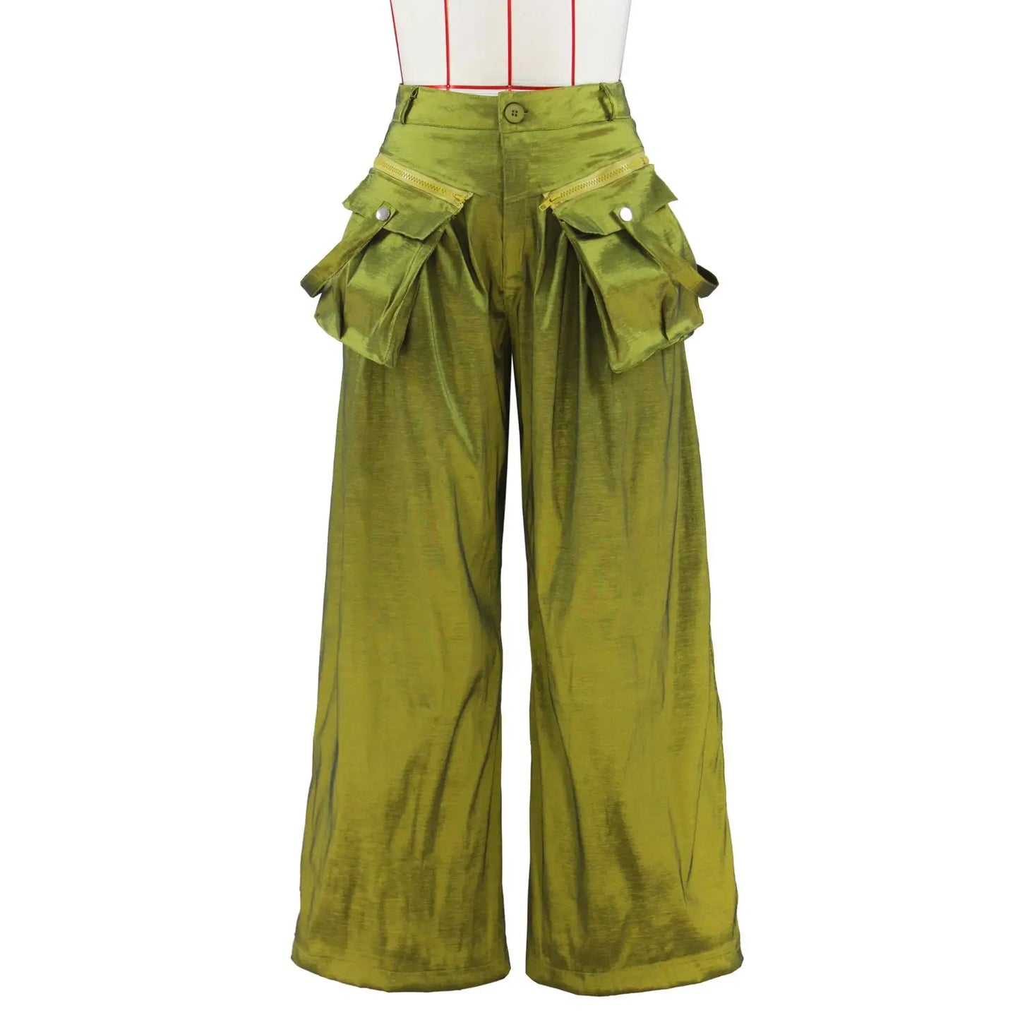 Pocket Loose Wide Leg Pant