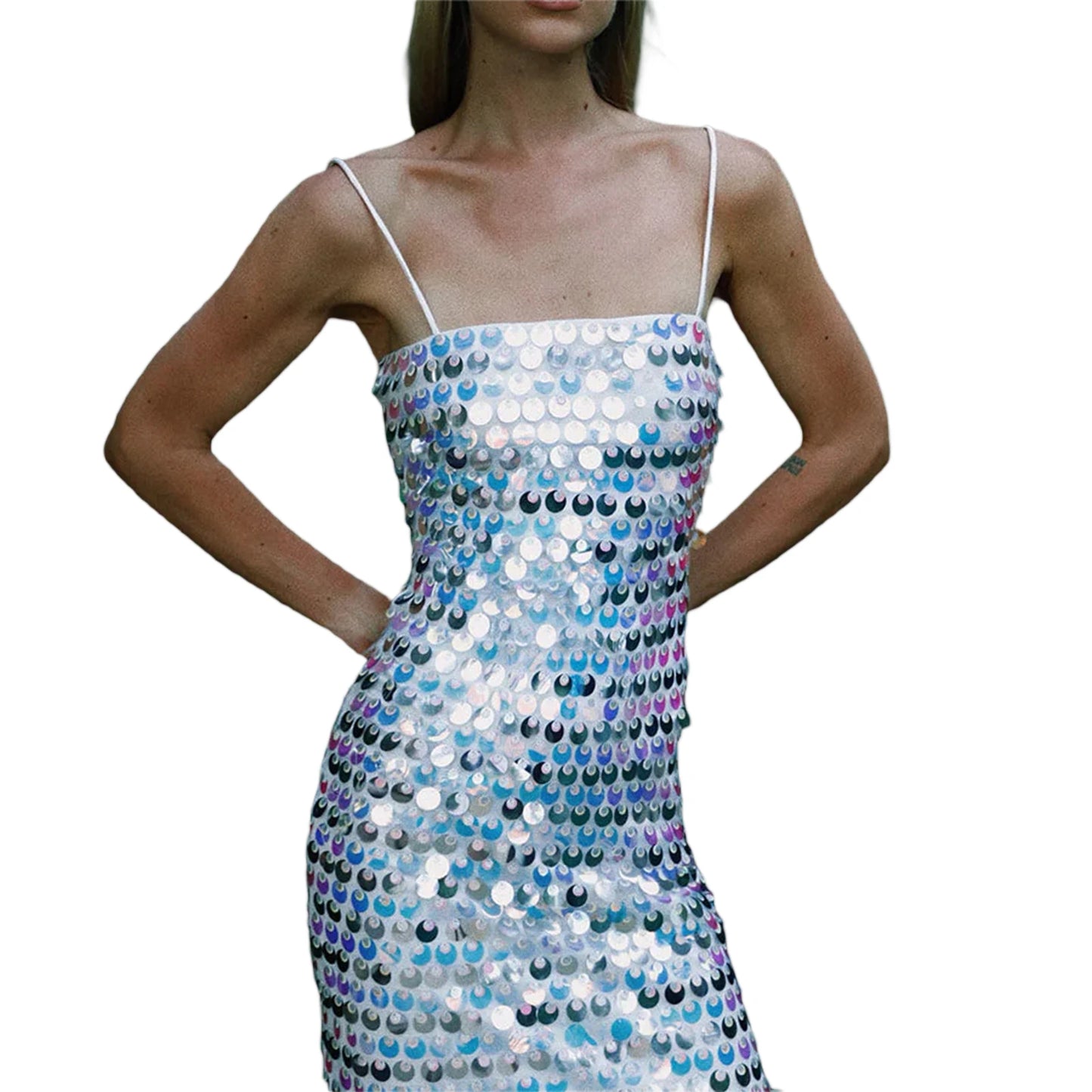 Midi Bodycon Sequin Dress