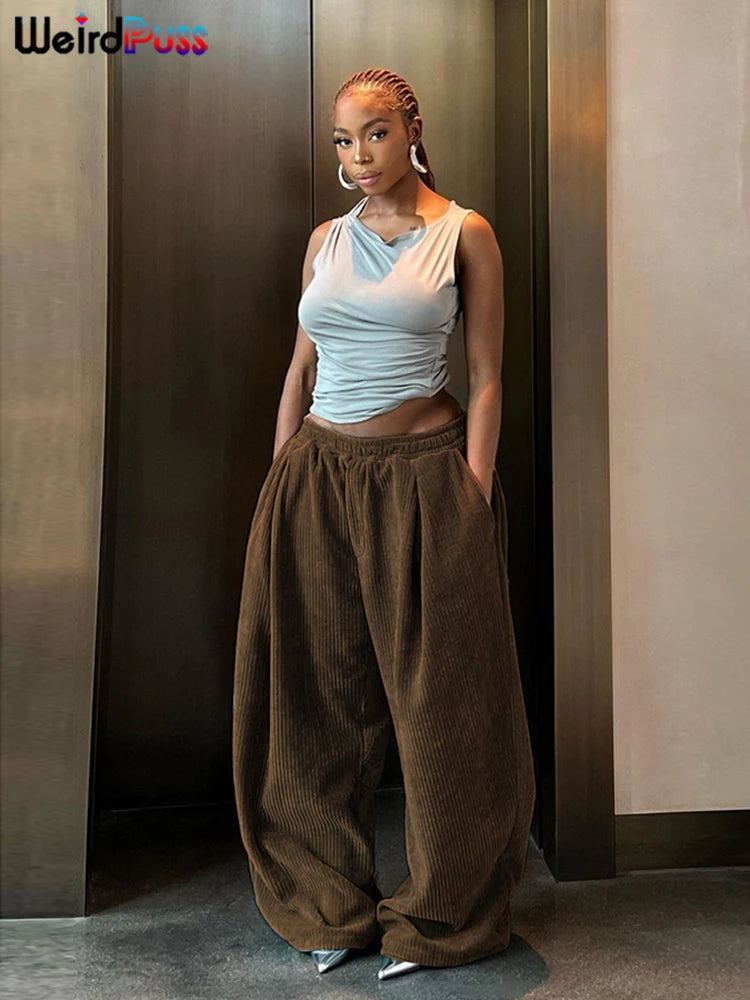 Casual Wide-Leg Pant