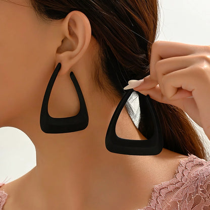 Geometric Hoop Earrings