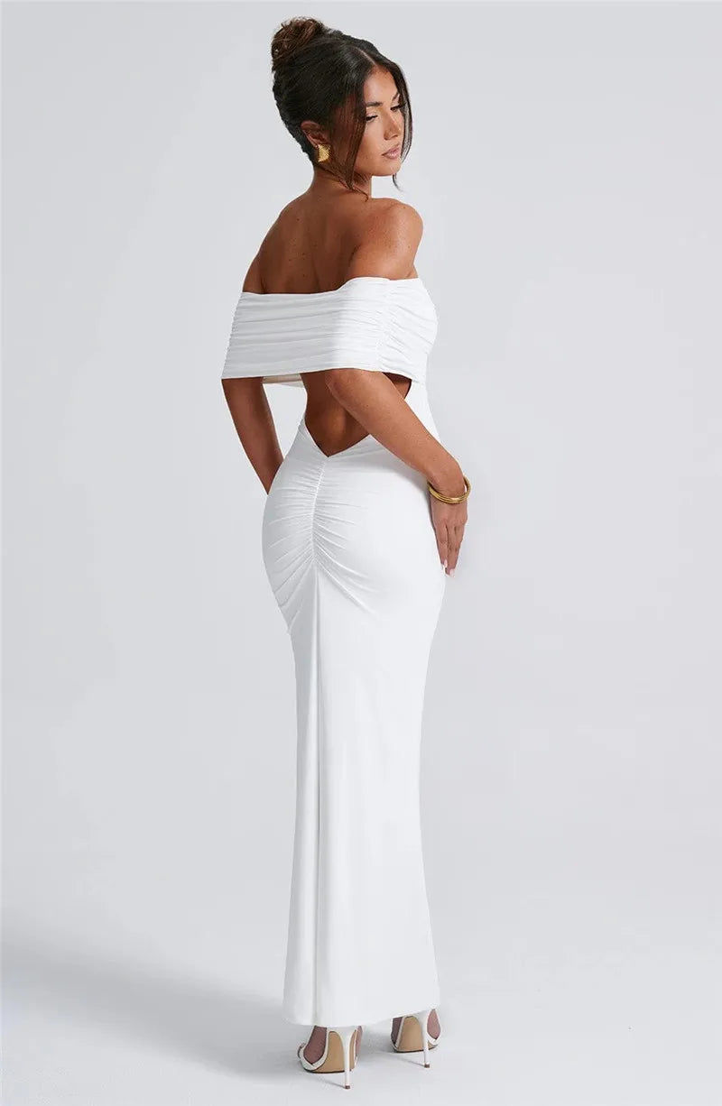 Strapless Backless Sexy Maxi Dress