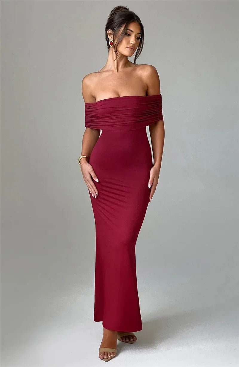 Strapless Backless Sexy Maxi Dress