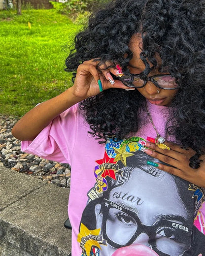 Cartoon Pattern Printed T-shirt
