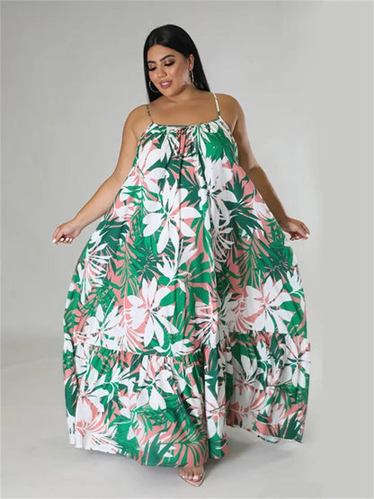 Flowers Maxi Dress