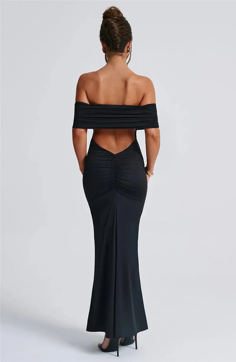 Strapless Backless Sexy Maxi Dress