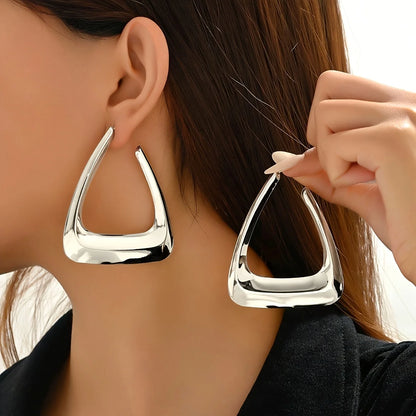 Geometric Hoop Earrings