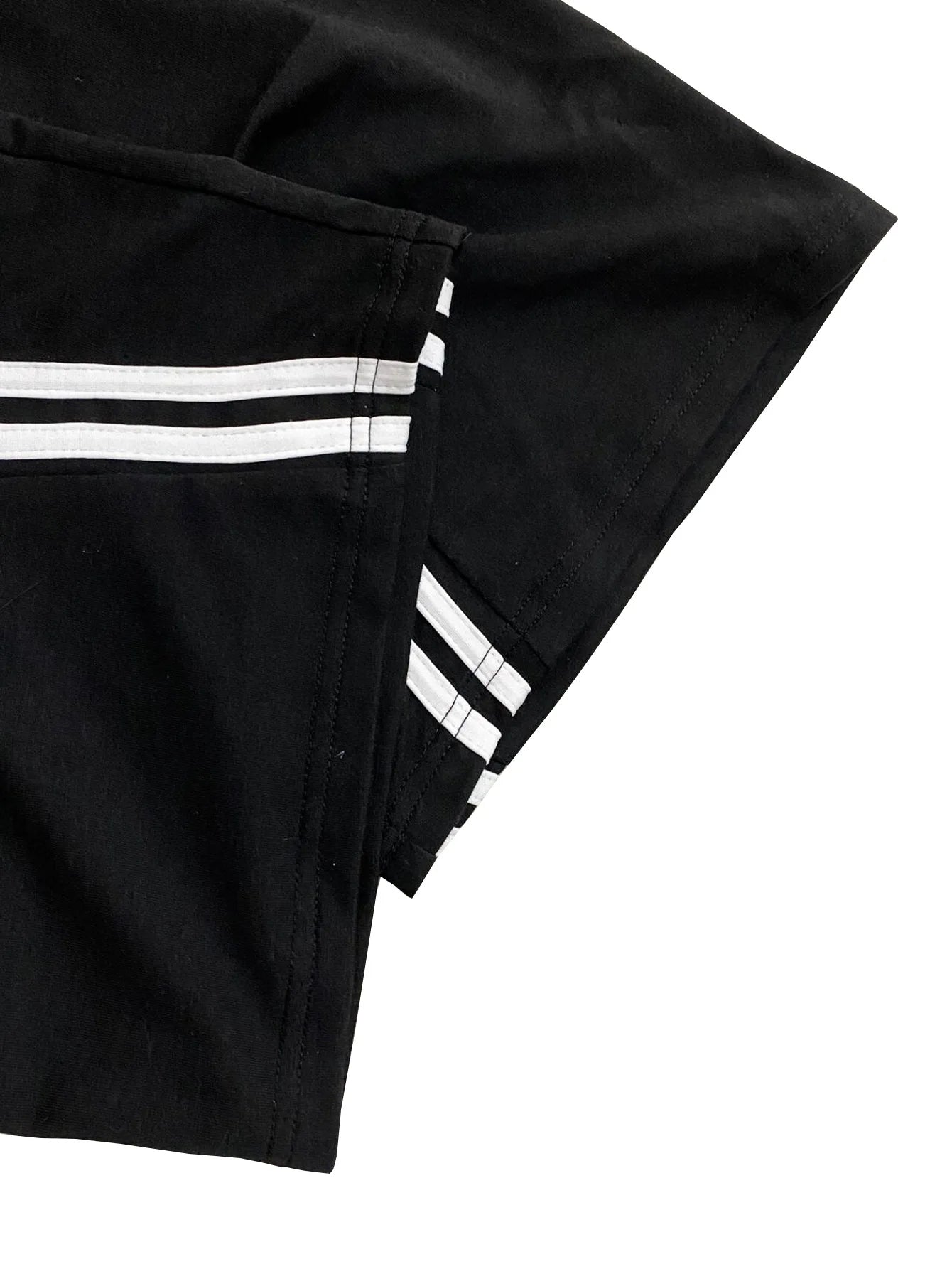 Denim Patchwork Pocket Wide Leg Jogger