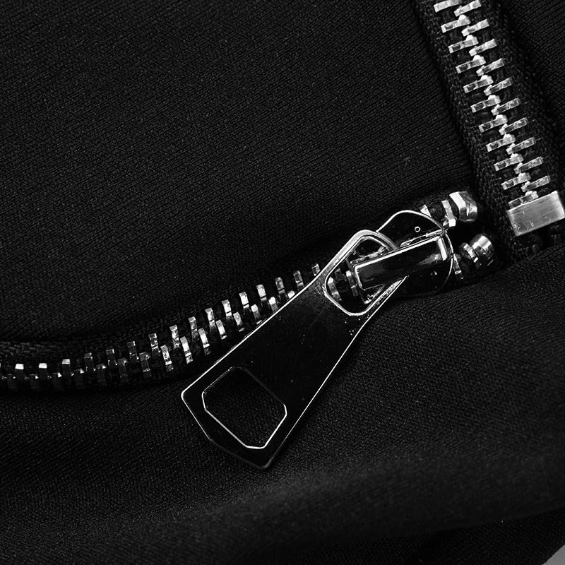 Short Sleeve Zipper T-shirt