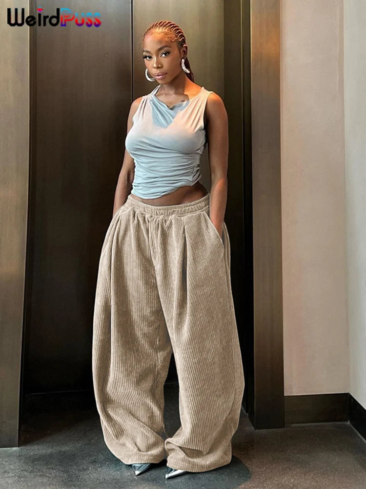 Casual Wide-Leg Pant