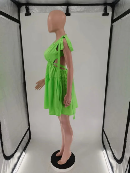 Bandage Backless Summer Dress