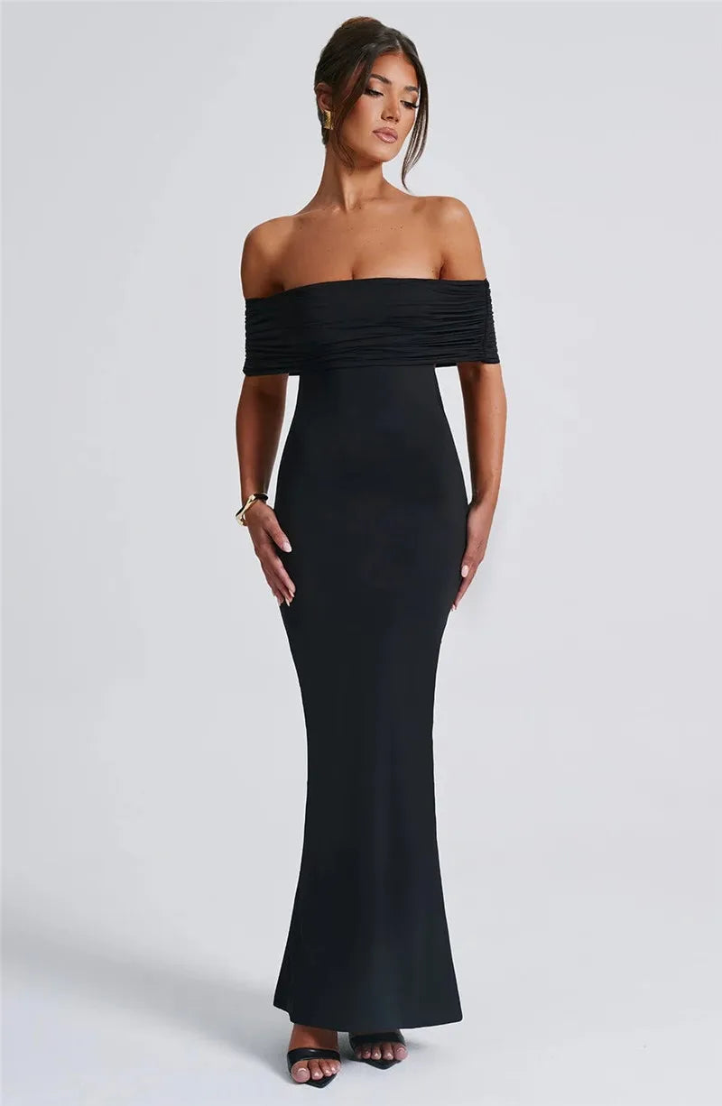 Strapless Backless Sexy Maxi Dress