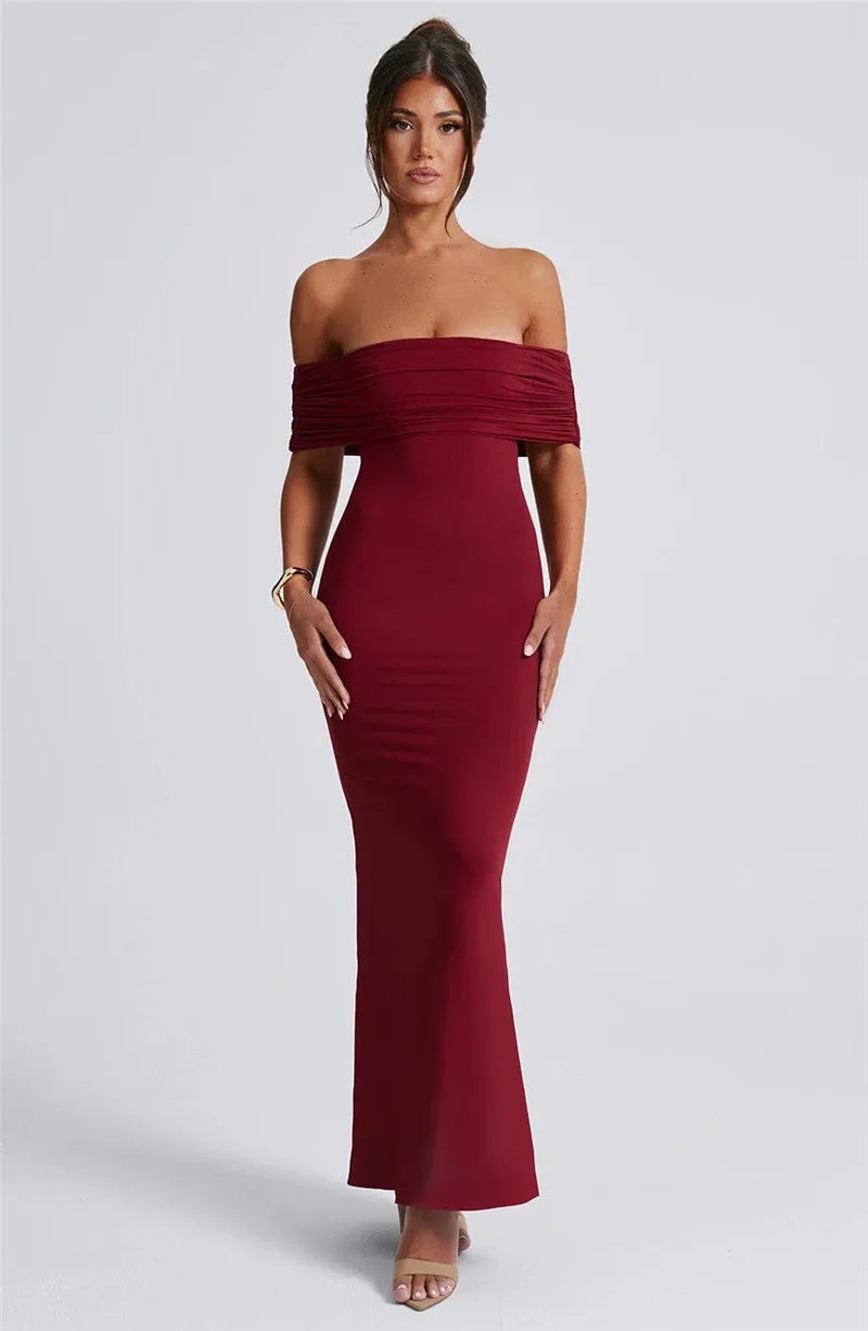 Strapless Backless Sexy Maxi Dress