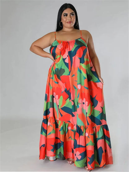 Flowers Maxi Dress