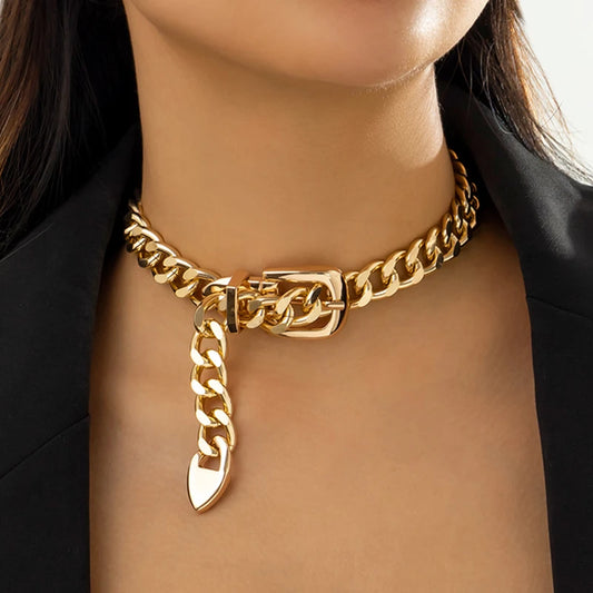 Metal Belt Choker