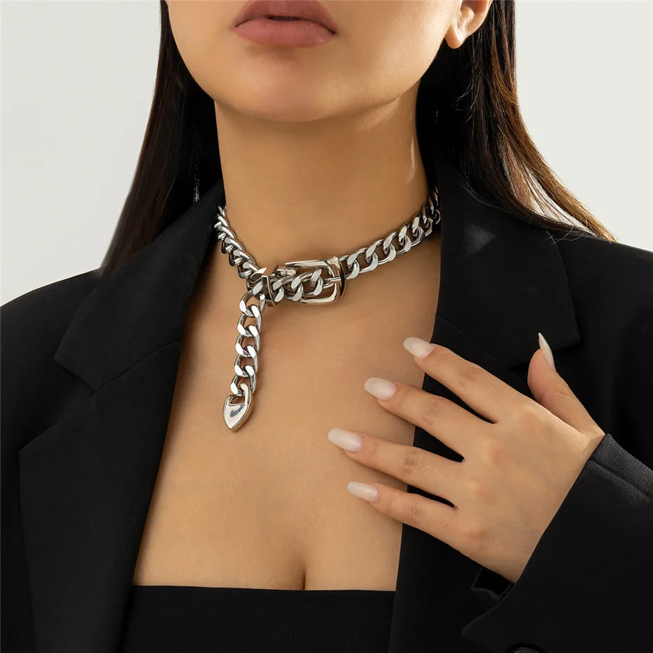 Metal Belt Choker
