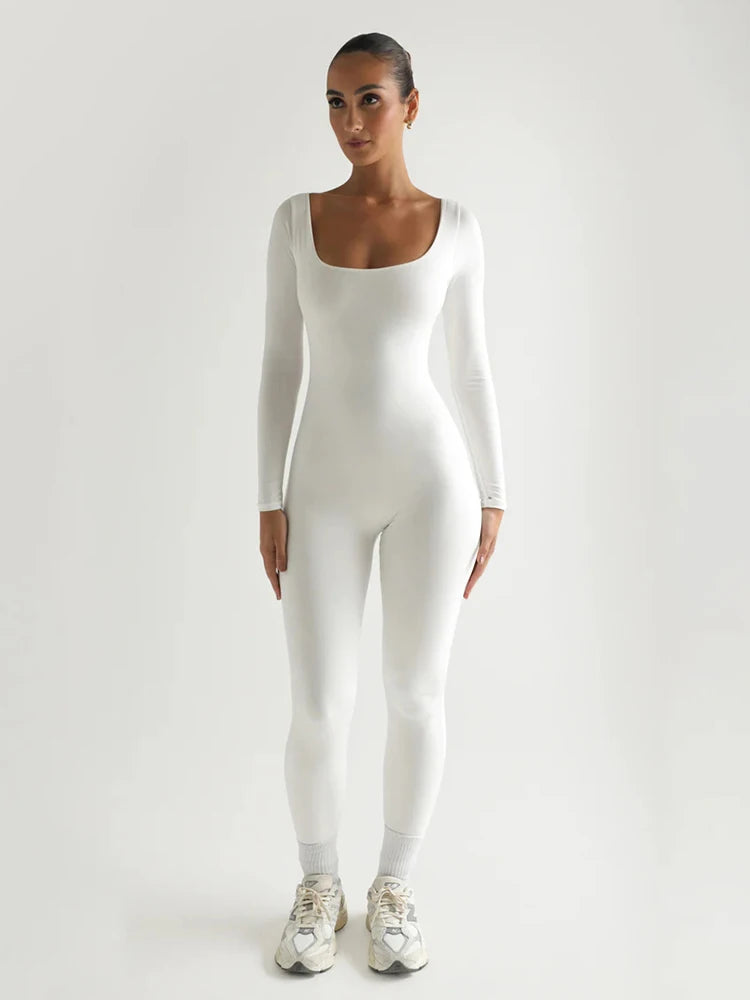 Basics Long-sleeved Jumpsuit