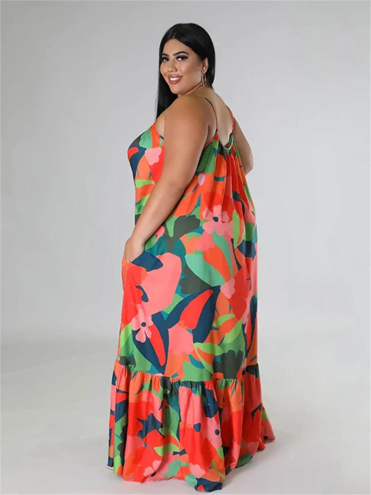 Flowers Maxi Dress