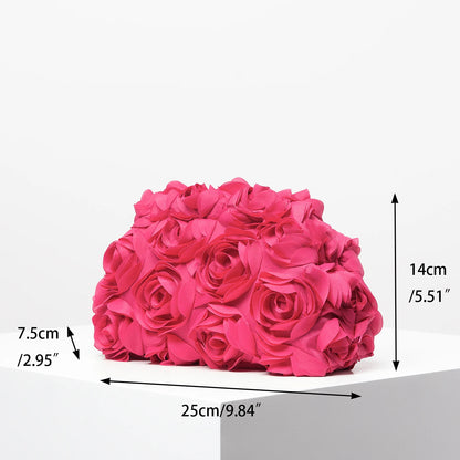 Elegant Rose Clutch
