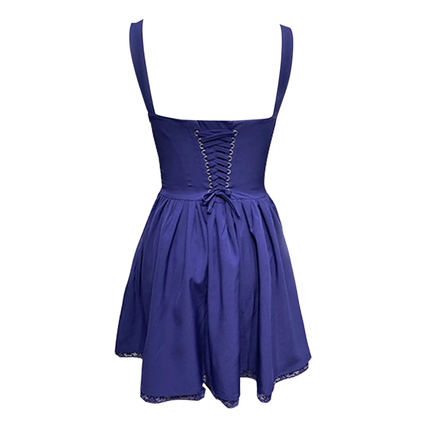 French Bow Spaghetti Strap Dress