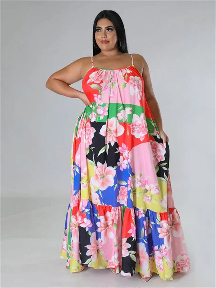 Flowers Maxi Dress