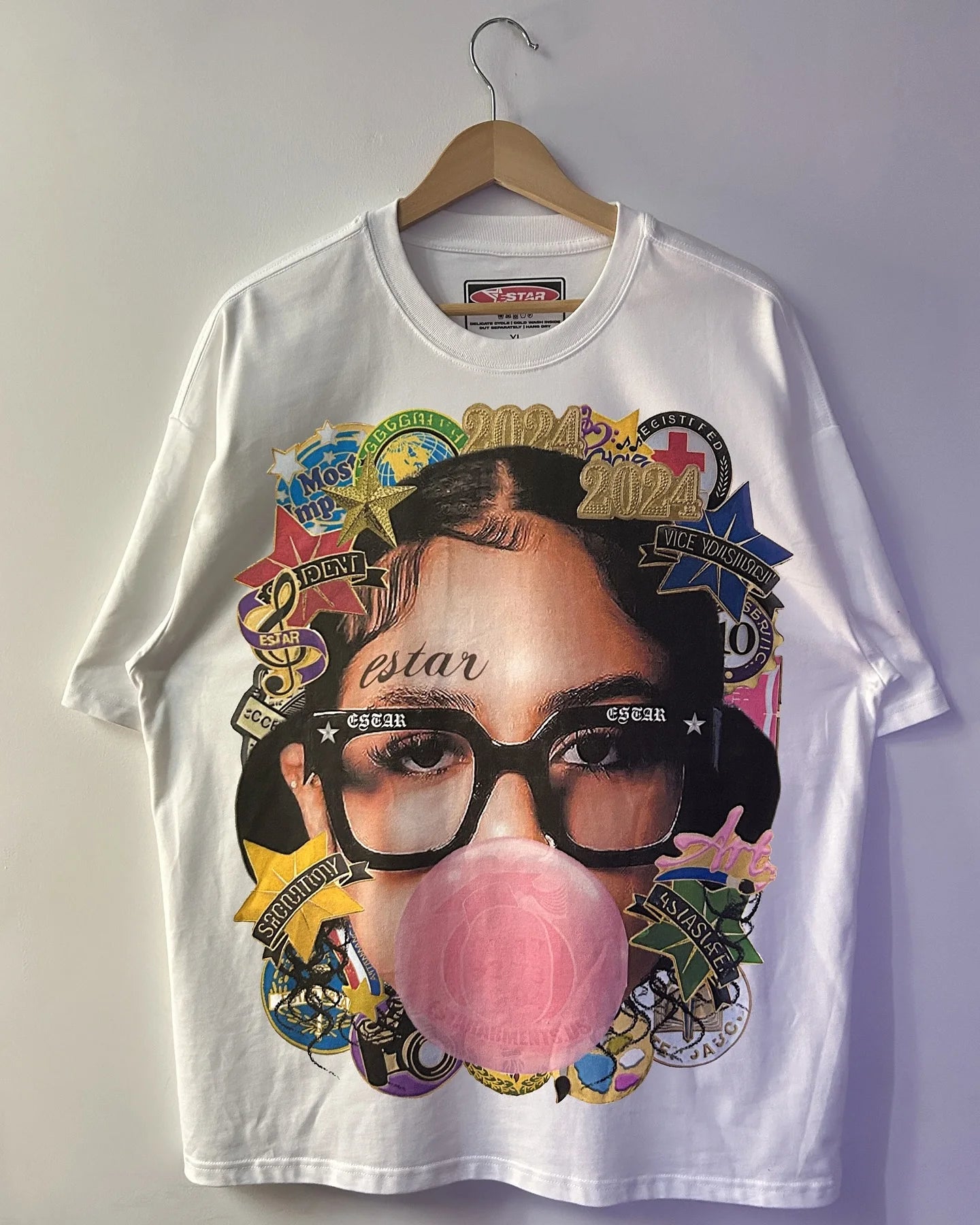 Cartoon Pattern Printed T-shirt