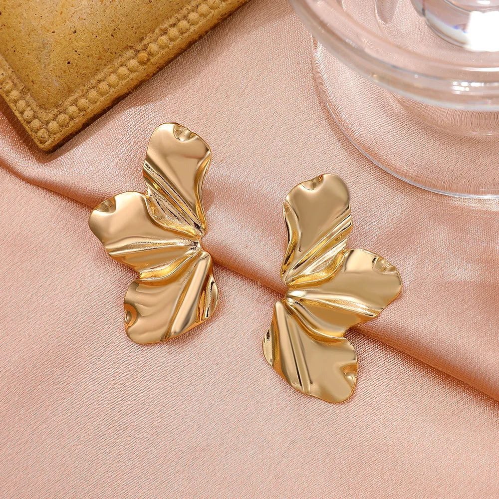 Vintage Geometric Stud Earrings