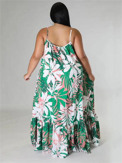 Flowers Maxi Dress