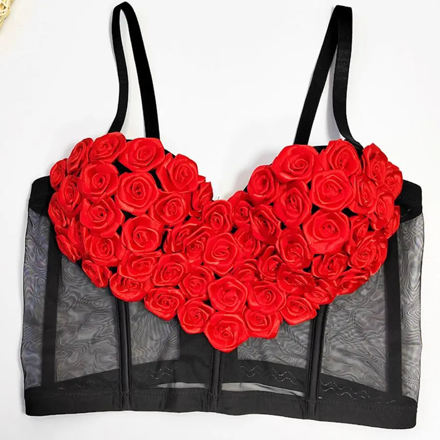 Love 3D Flower Camisole